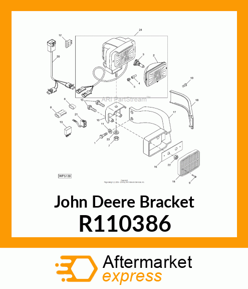 BRACKET, DIRECTION INDICATOR LAMP R110386