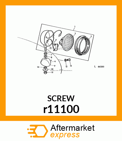 SCREW, MACHINE, SLOTTED PAN HEAD r11100