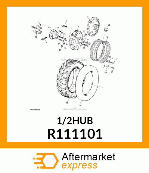 HALF SLEEVE, SLEEVE, DRIVE WHEEL, K R111101