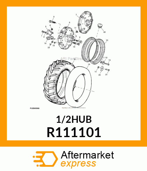 HALF SLEEVE, SLEEVE, DRIVE WHEEL, K R111101