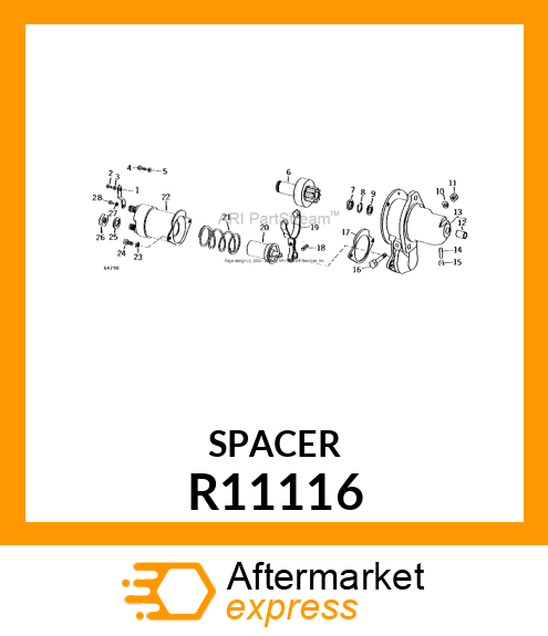 STOP,PINION R11116