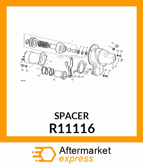 STOP,PINION R11116