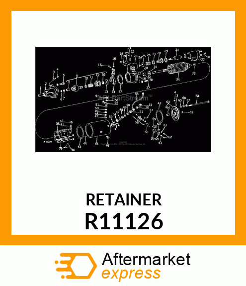 RETAINER,SPRING R11126