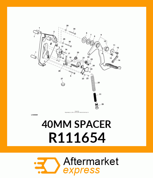 40MM SPACER R111654