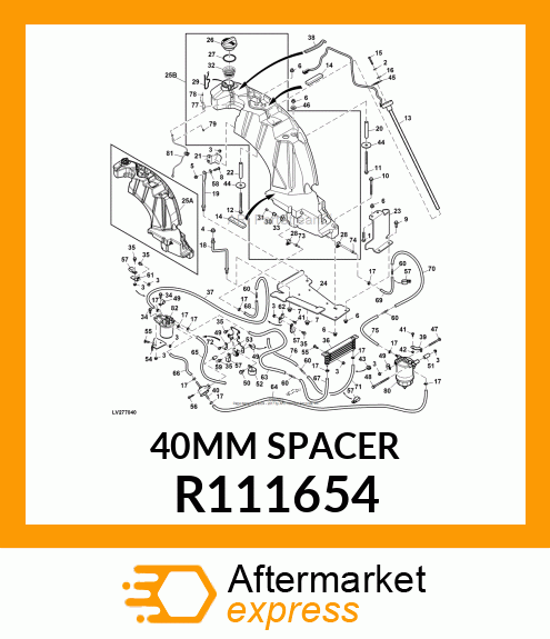 40MM SPACER R111654