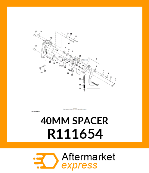 40MM SPACER R111654