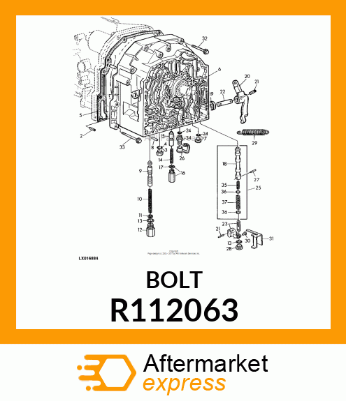 SCREW, HEX FLANGE R112063