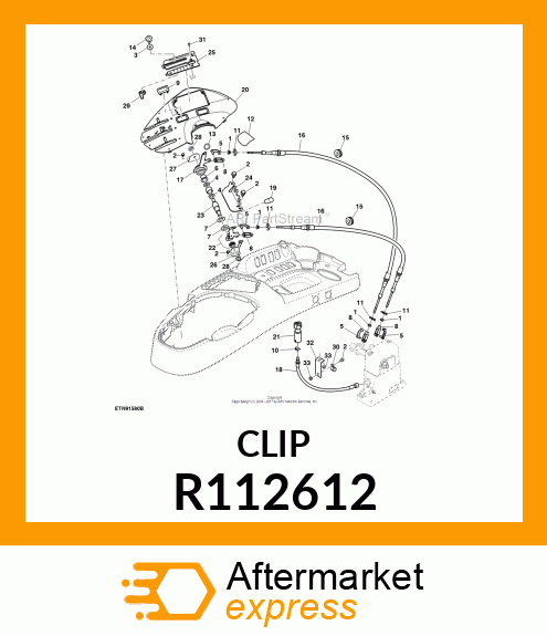 CLIP, RETAINING R112612