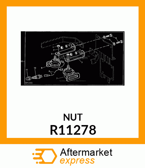 NUT,HORN ATTACHING R11278