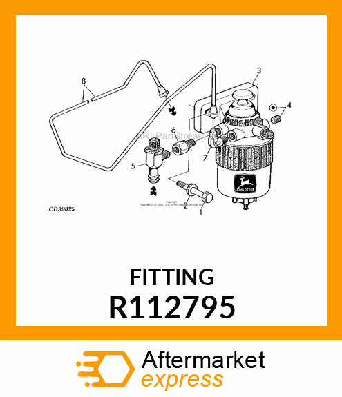 ADAPTATEUR DE FILTRE A FUEL R112795