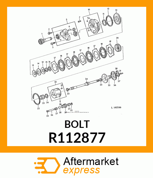 SCREW, SPECIAL CAP R112877