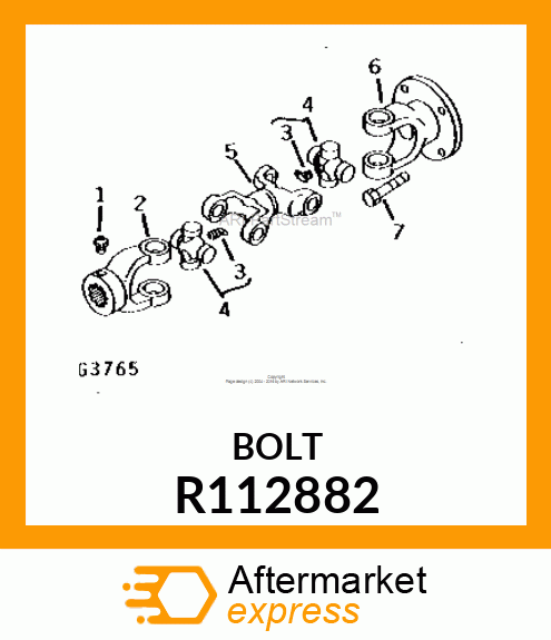 SCREW, SPECIAL CAP R112882