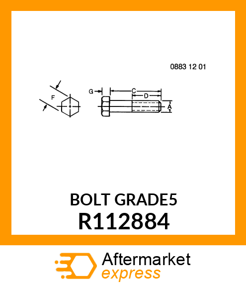 SCREW, SPECIAL CAP R112884