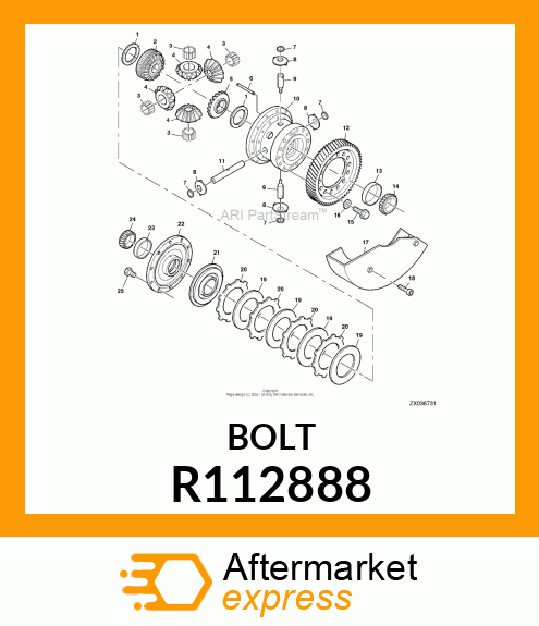 SCREW, SPECIAL CAP R112888