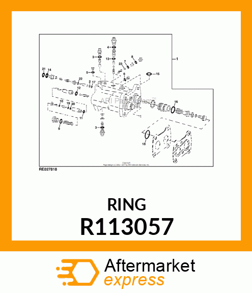 PACKING, O RING R113057