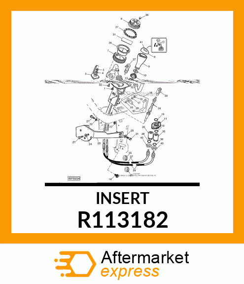 INSERT, SINGLE LEVER CONTROL KNOB R113182