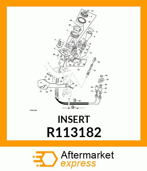 INSERT, SINGLE LEVER CONTROL KNOB R113182