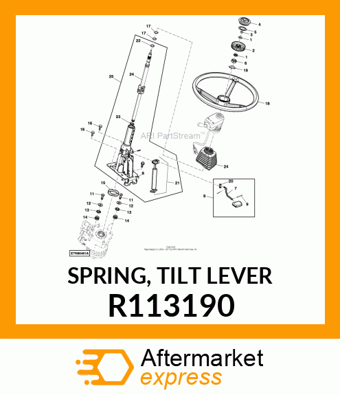 SPRING, TILT LEVER R113190