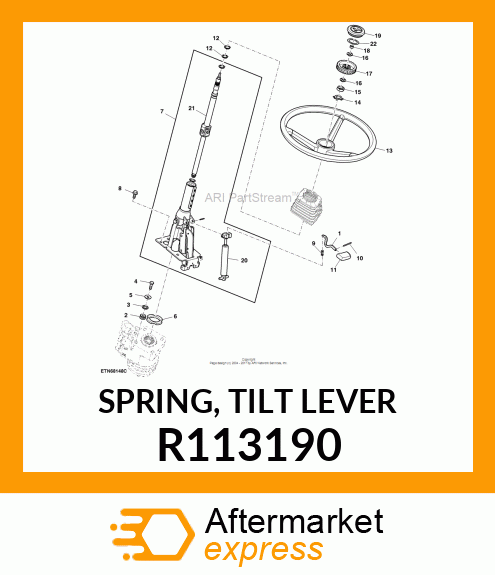 SPRING, TILT LEVER R113190