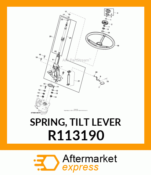 SPRING, TILT LEVER R113190