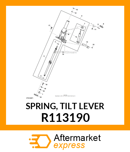 SPRING, TILT LEVER R113190