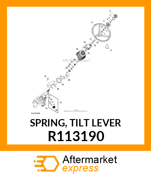 SPRING, TILT LEVER R113190