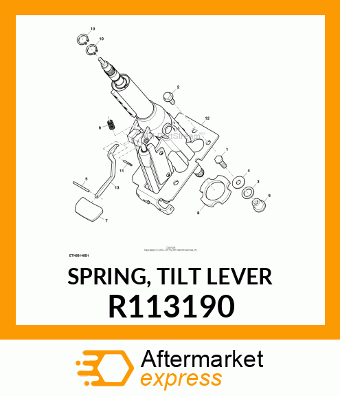 SPRING, TILT LEVER R113190