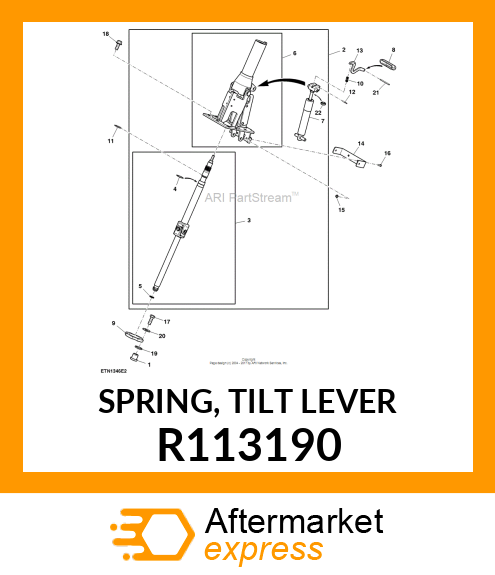 SPRING, TILT LEVER R113190