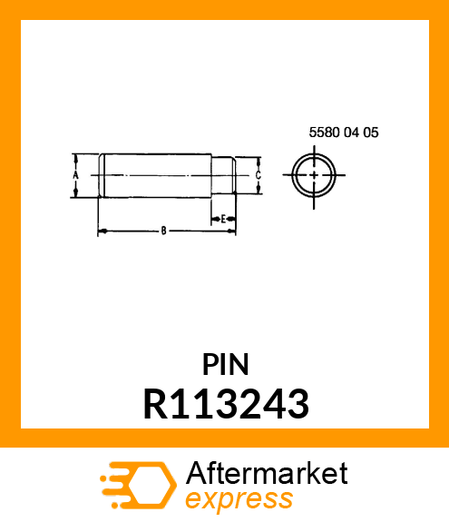 PIN, SHAFT, PIVOT, INNER R113243