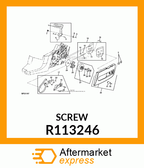 SCREW, SPECIAL, HI R113246