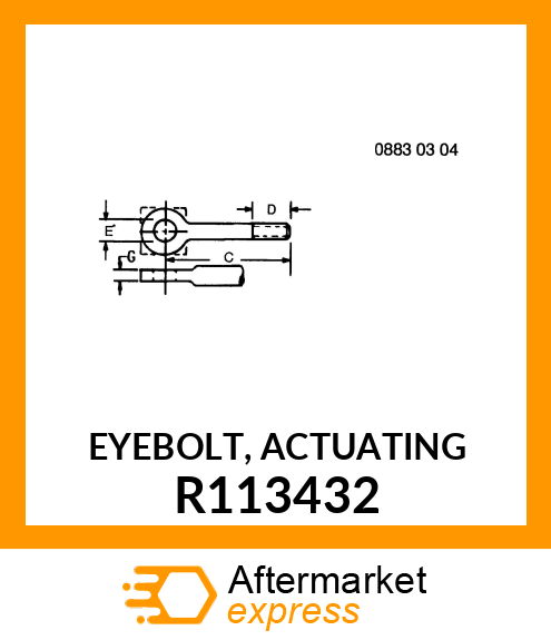 EYEBOLT, ACTUATING R113432