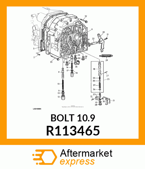 SCREW, SPECIAL, FLANGE HEAD R113465