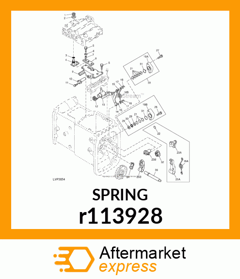 TORSION SPRING, TORSION SPRING, PAR r113928