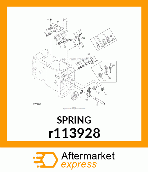 TORSION SPRING, TORSION SPRING, PAR r113928