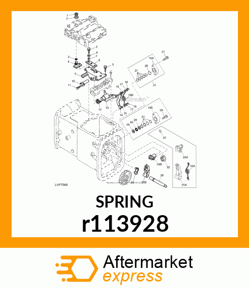 TORSION SPRING, TORSION SPRING, PAR r113928