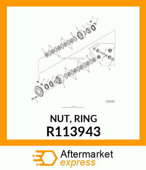 NUT, RING R113943
