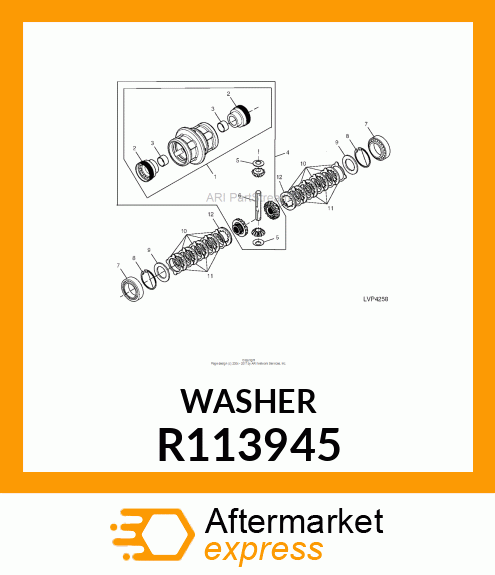 THRUST WASHER R113945