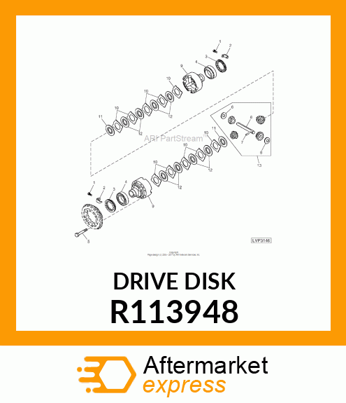 DRIVE DISK R113948