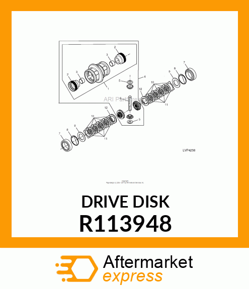DRIVE DISK R113948