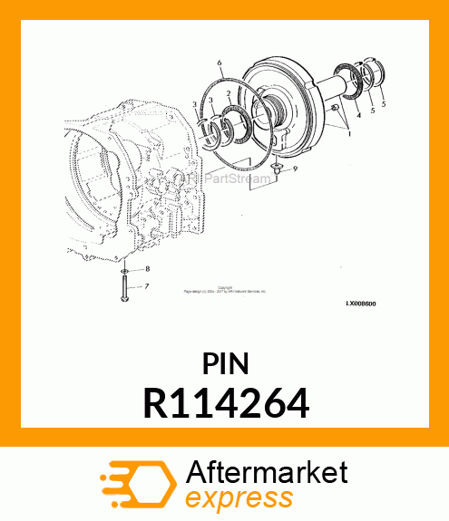 PIN, GUIDE R114264