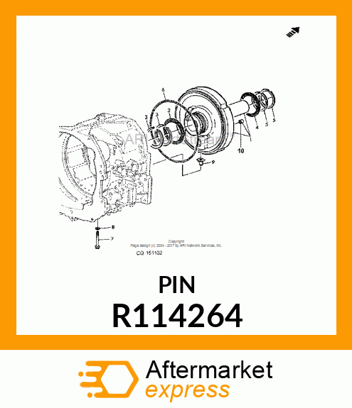 PIN, GUIDE R114264