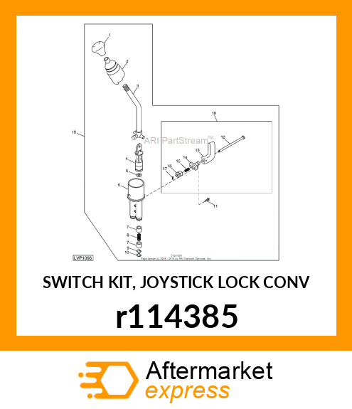 SWITCH KIT, JOYSTICK LOCK CONV r114385