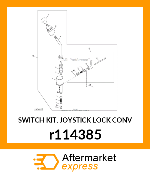 SWITCH KIT, JOYSTICK LOCK CONV r114385