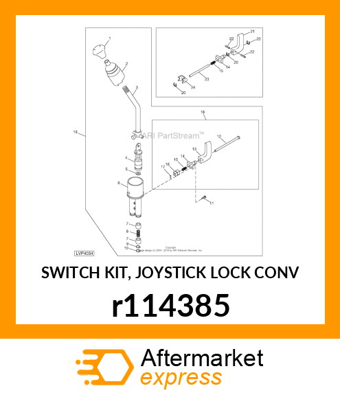 SWITCH KIT, JOYSTICK LOCK CONV r114385