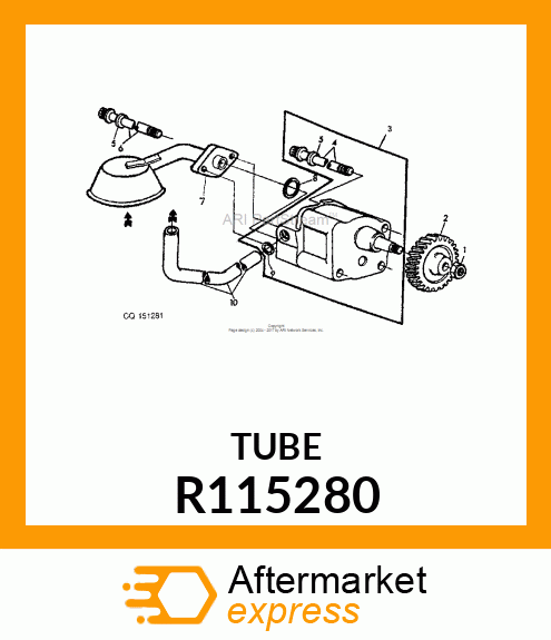 OIL TUBE R115280