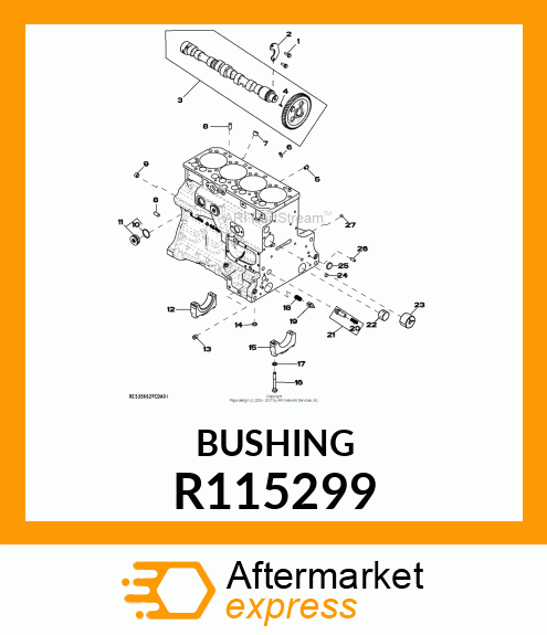 BUSHING,BALANCE SHAFT R115299