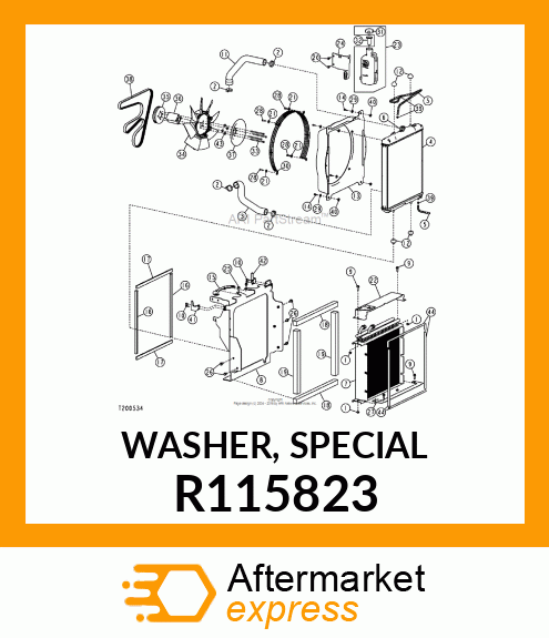 WASHER, SPECIAL R115823