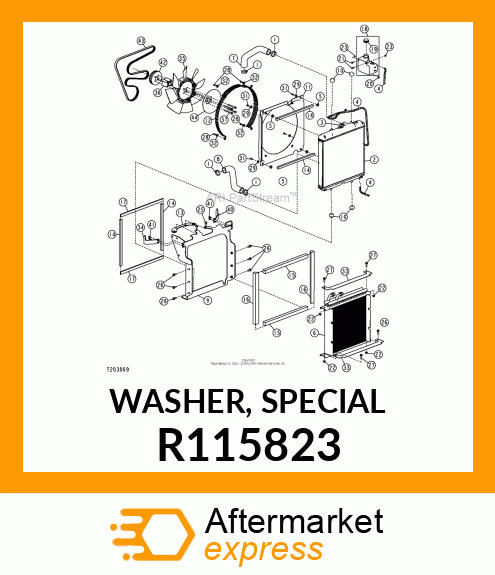 WASHER, SPECIAL R115823