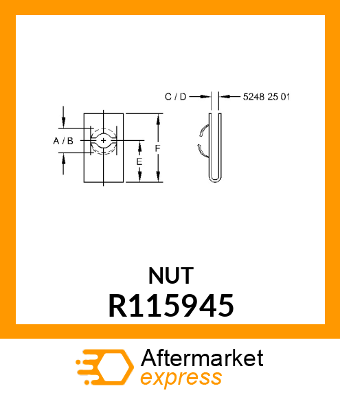 NUT,SPRING R115945