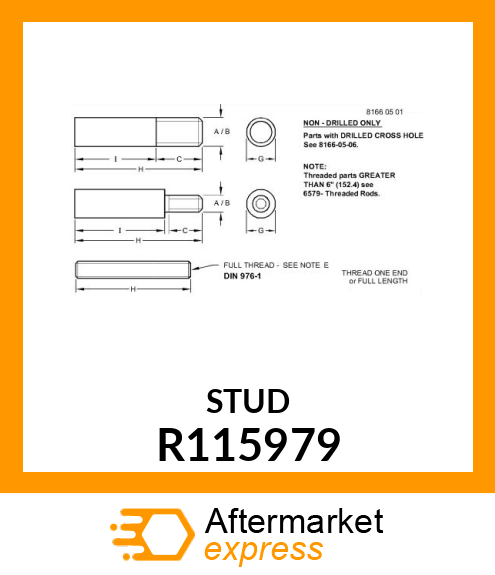 ROD, THREADED R115979